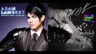 Adam Lambert vs. Rihanna - Diamonds From Me