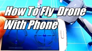 Eachine E58 Tutorial How To Fly a Drone With Your Phone Using Wifi FPV Connect To The UFO App