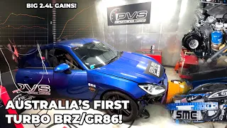 AUSTRALIA'S FIRST TURBO GR86/BRZ - HUGE 2.4L GAINS!