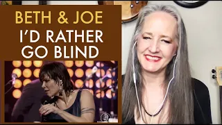 Voice Teacher Reaction to Beth Hart & Joe Bonamassa - I'd Rather Go Blind - Live in Amsterdam