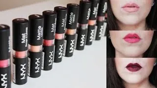 NEW | NYX Matte Lipstick Review w/ Lip Swatches