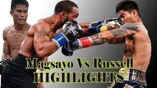 THE HOT SECONDS FIGHT BETWEEN MARK MAGSAYO VS GARY RUSSELL - HIGHLIGHTS FIGHTS