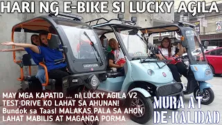 LUCKY AGILA: TOP OF THE LINE ELECTRIC GOLF CART ANG E-BIKE SA TEST DRIVE MALALAMAN KUNG DAPAT BILIN!