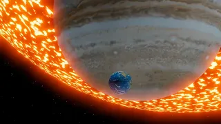 Earth vs Biggest Planet vs Sun Size Comparison | 3d Animation Comparison