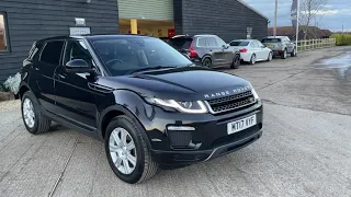 Land Rover evoque se tech black 2018 for sale @ Auto 2000 Epping