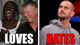 5 WWE Wrestlers Vince McMahon HATES (Enemies) & 7 He's BEST Friends With! - Wrestlelamia