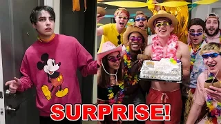 SURPRISE BIRTHDAY PARTY BUT ITS NOT HIS BIRTHDAY