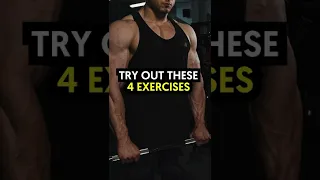 4 Exercises for bigger arms 💪 #Shorts