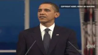 Obama receives Nobel Prize