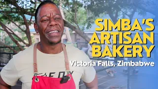 Simba the artisan baker and chef, Victoria Falls, Zimbabwe - Simba's artisan pasta and bread