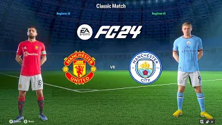 EA Sports FC 24 | MANCHESTER UNITED vs CITY | GAMEPLAY (PS5, Xbox Series X)