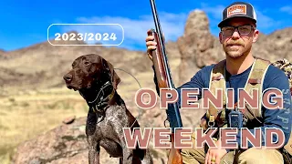 Opening Weekend Of Chukar Season - Solar Eclipse- German Short Hair Pointer Hunting- Nevada Upland