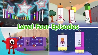 @Numberblocks - Level Four Episodes | Full Episodes | Learn to Count | @LearningBlocks