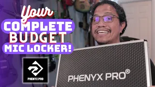 Your complete budget Mic Locker! Phenyx Pro PTD-10 7pc microphone kit