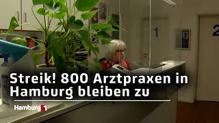 Streik gegen Gesundheitspolitik - Viele Praxen blieben am Montag geschlossen