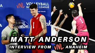 Age Like Fine Wine | Matt Anderson Interview from VNL 2023 Anaheim