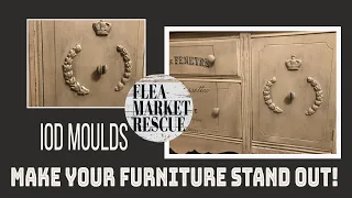 A TUTORIAL ON HOW TO MAKE OVER FURNITURE USING IOD MOULDS