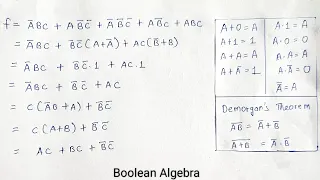 10 Boolean Algebra Simplification Examples | Hindi