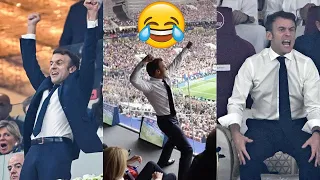 France President Macron All Crazy Reactions to Argentina vs france world cup 2022