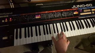 Roland Juno 60 working demonstration