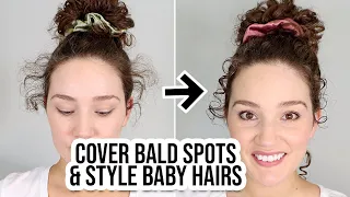 How to Style Frizzy Baby Hairs & Cover Bald Spots