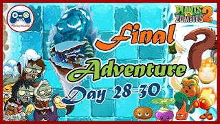 Plants vs Zombies 2 - Episode 11 | ADVENTURE Frostbite Caves DAY 28-30 | Android Gameplay Pilipheng