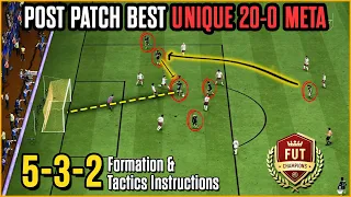 532 is absolutely the BEST 5 back META now! 5-3-2 20-0 tactics & instructions for FC24 #eafc24
