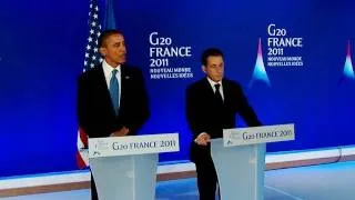 President Obama and President Sarkozy of France Speak on Bilateral Meeting