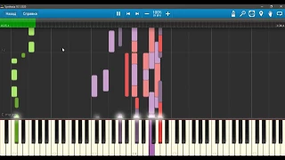 t.A.T.u. - All The Things She Said (Piano-tutorial, synthesia)