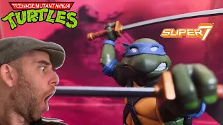 Super7 Ultimates TMNT LEONARDO Action Figure Review!! Teenage Mutant Ninja Turtles!!