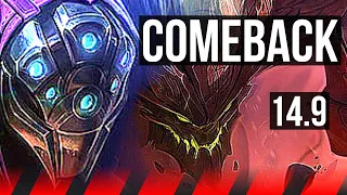 JAX vs MALPHITE (TOP) | Comeback, 9/3/8, Dominating | BR Master | 14.9