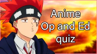 ANIME OPENING AND ENDING QUIZ - 50 SONGS