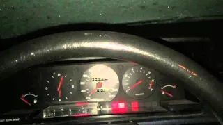 Very Cold Start 1987 Volvo 740 (-24C -11F) No Block Heater