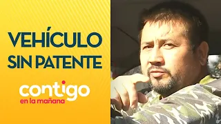 ¿DELITO? La dura fiscalización a vehículo con patente escondida - Contigo en la Mañana