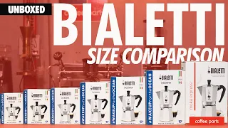 Bialetti | Moka Express Unboxed / Size Comparison