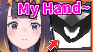 Ina Shows Her CUTE HANDS IRL 【Ninomae Ina'nis / HololiveEN】