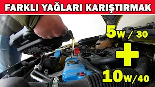 Arabaya Farklı Motor Yağı Koymak? 5 30 Yağın Üstüne 10 40 Eklemek