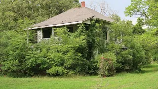 ABANDONED FARMHOUSE 1800s, Antiques: Farm Equipment, Barns, Wagons, Outhouse, Everything Left Behind