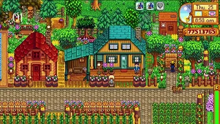 Relaxing video game music ( Stardew Valley video game ) calms your mind to sleep, study to