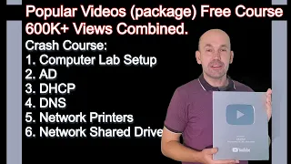 Crash Course for Active Directory, DHCP, DNS, Network Printer, Network Shared Drive for Entry Level