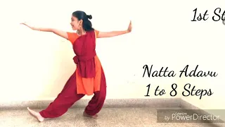 Natta Adavu 1 to 8 Steps