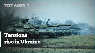 Ukrainian military exercises near Crimea