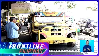 Ilang jeepney driver, hindi nakiisa sa malawakang tigil-pasada  | Frontline Pilipinas