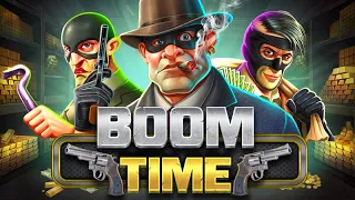 Boom Time slot by Iron Dog Studio | Gameplay + Free Spin Feature