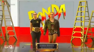 Ronda Rousey Entrance With Shayna Baszler - RAW: June 26, 2023