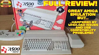 A500 Mini Full Review! ALL Games Played - Great Amiga Emulation BUT Marred by WHDLOAD Issues!