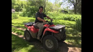 My 2002 Kawasaki Prairie 400 4X4 ATV