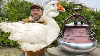 I Chose The Most Gigantic Goose On The Market and Cooked It in An Afghan Cauldron