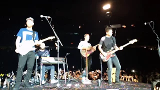 Coldplay on C-Stage during second night show in Singapore