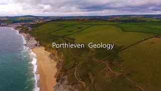 PORTHLEVEN CORNWALL JULY 2020 AERIAL VIEW